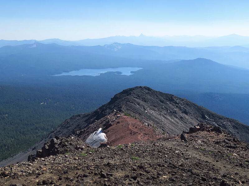 view to the south [Diamond Peak summit, Diamond Peak Wilderness, Lane County, Oregon]