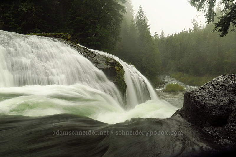 Upper Lewis River Falls [Lewis River Trail, Gifford Pinchot National Forest, Skamania County, Washington]