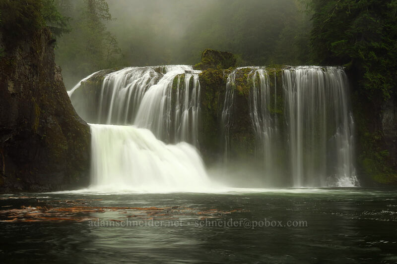 Upper Lewis River Falls [Lewis River Trail, Gifford Pinchot National Forest, Skamania County, Washington]
