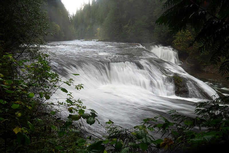 Middle Lewis River Falls [Lewis River Trail, Gifford Pinchot National Forest, Skamania County, Washington]