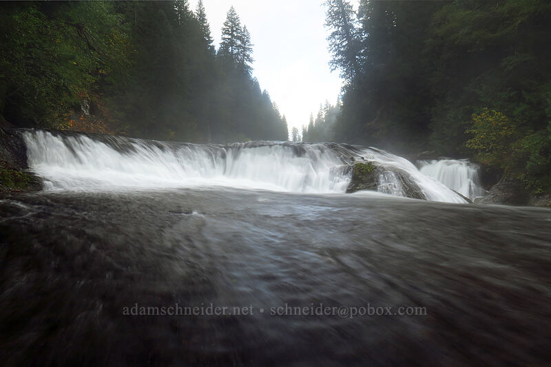 Middle Lewis River Falls [Lewis River Trail, Gifford Pinchot National Forest, Skamania County, Washington]