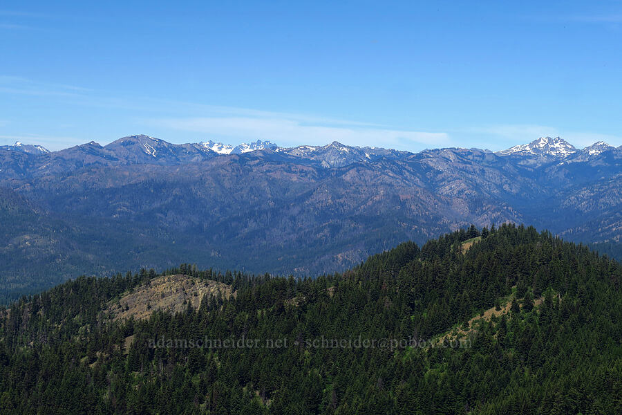 view to the west [Red Top Lookout, Okanogan-Wenatchee National Forest, Kittitas County, Washington]