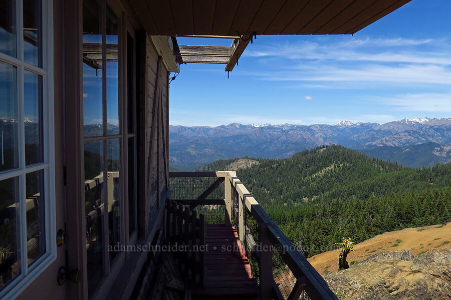 view from Red Top Lookout [Red Top Lookout, Okanogan-Wenatchee National Forest, Kittitas County, Washington]