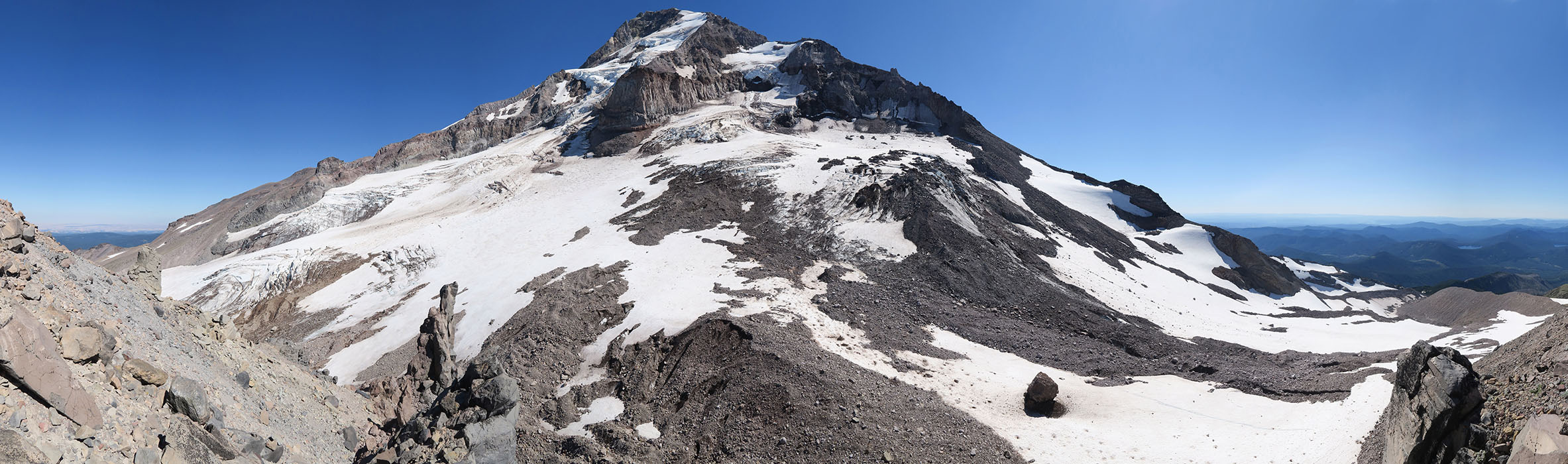 Barrett Spur panorama [Barrett Spur, Mt. Hood Wilderness, Hood River County, Oregon]