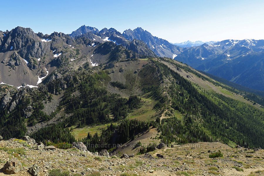 Olympic Mountains [below Buckhorn Mountain, Buckhorn Wilderness, Jefferson County, Washington]
