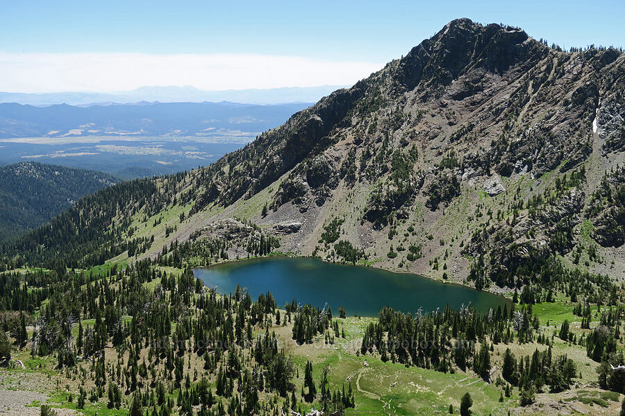Peak 8508 & Lower Twin Lake [Elkhorn Crest Trail, Wallowa-Whitman National Forest, Baker County, Oregon]