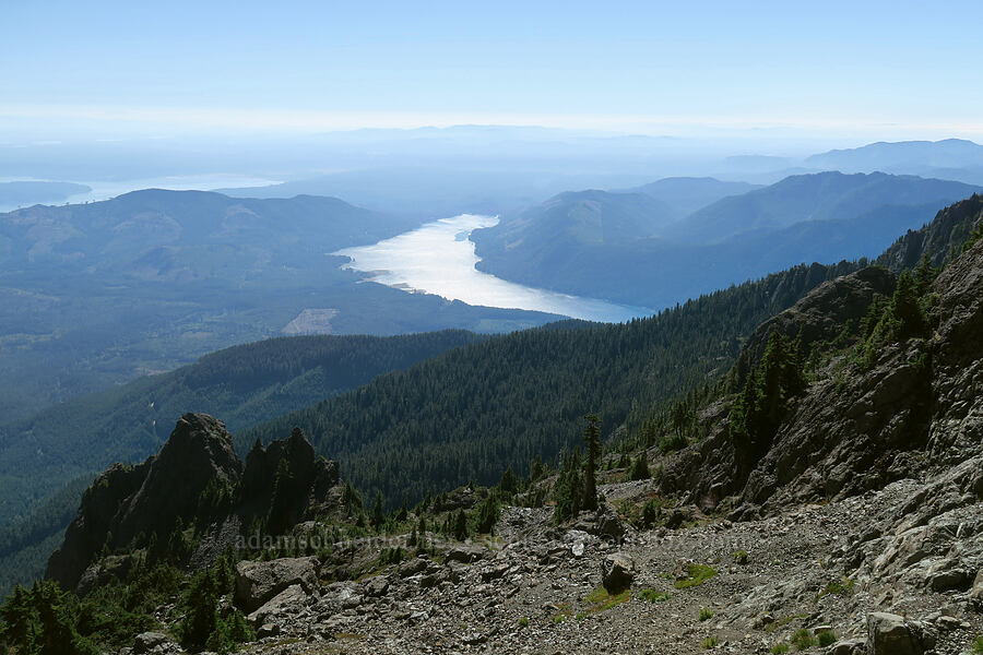 view toward Lake Cushman [Mt. Washington Trail, Olympic National Forest, Mason County, Washington]