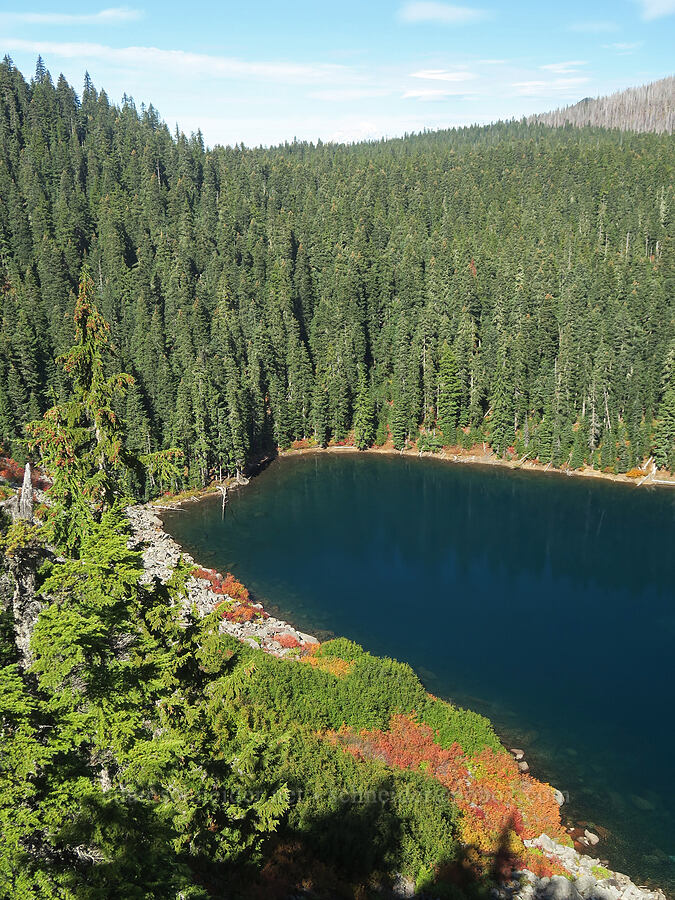 west end of Blue Lake [Gifford Peak, Indian Heaven Wilderness, Skamania County, Washington]