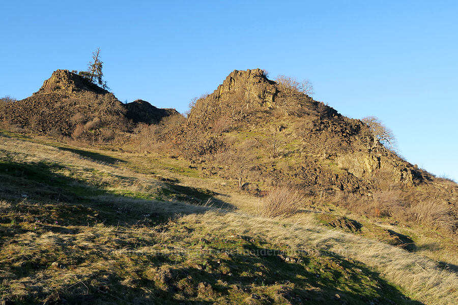 basalt crags [The Labyrinth, Klickitat County, Washington]