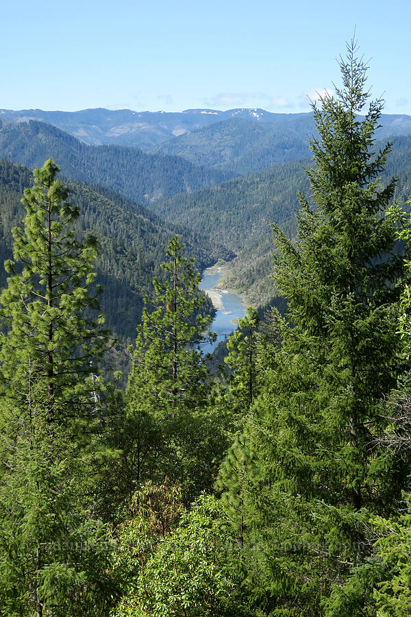 view to the west [Whiskey Creek Viewpoint, Josephine County, Oregon]