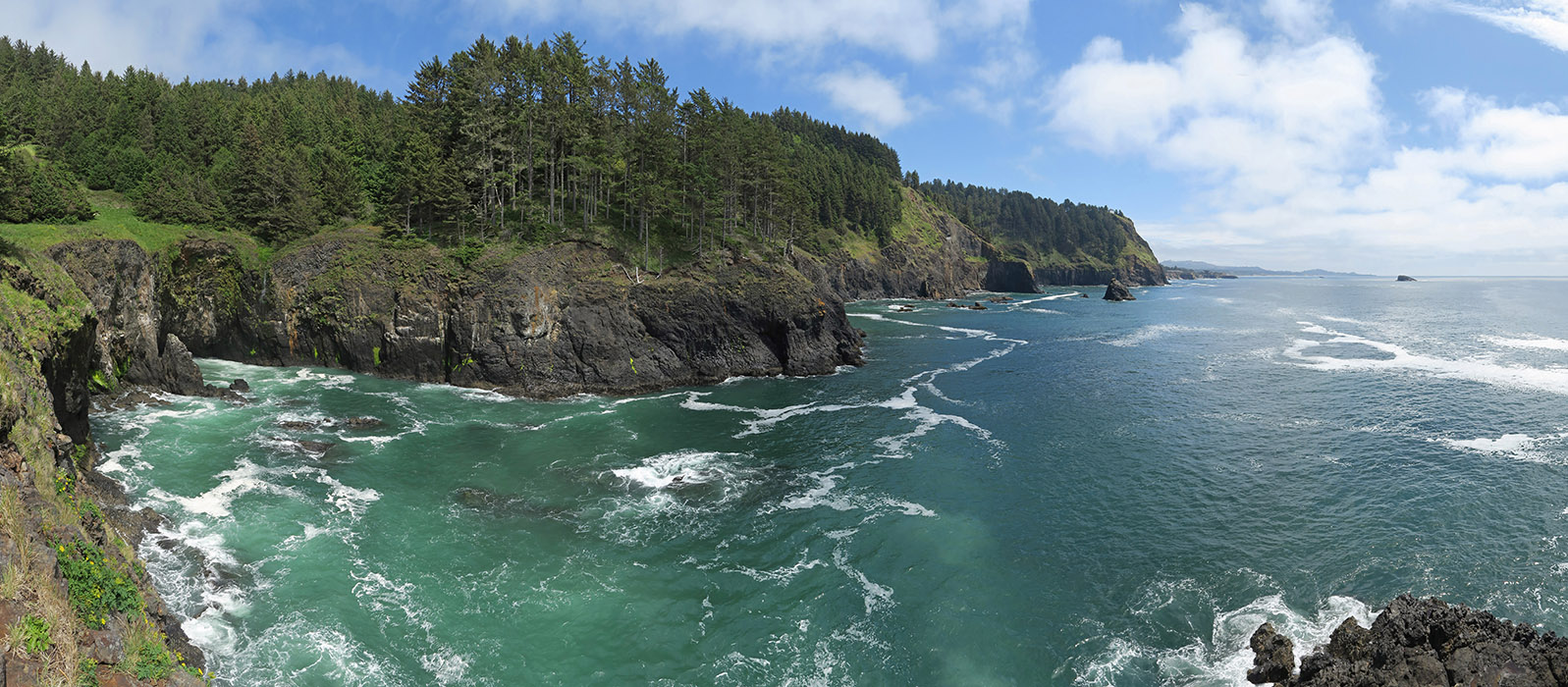 Cape Foulweather panorama [Cape Foulweather, Lincoln County, Oregon]
