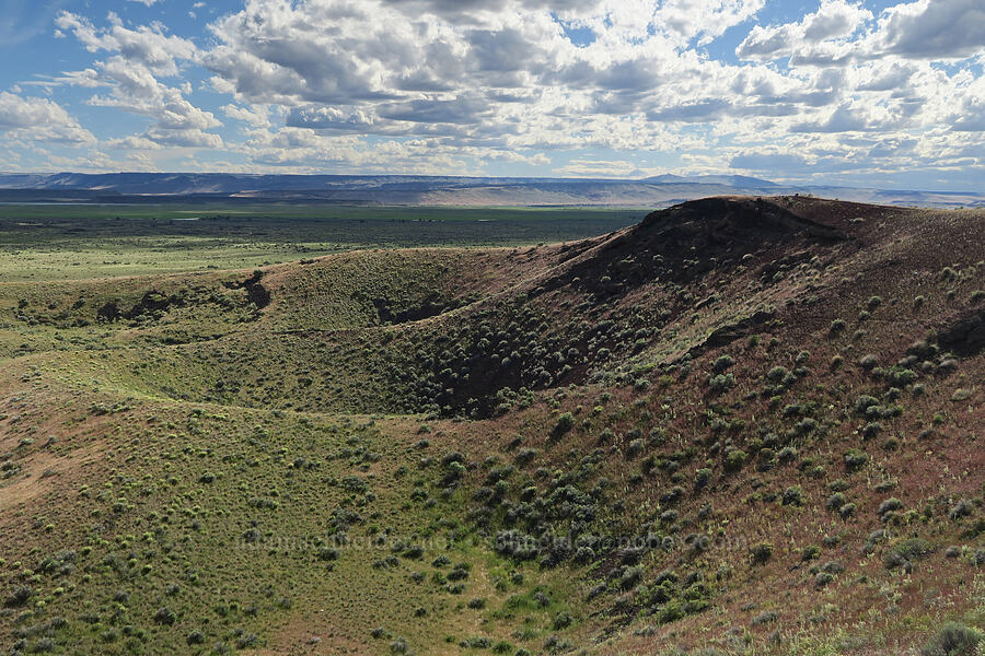 Red Bomb Crater [Diamond Craters, Harney County, Oregon]