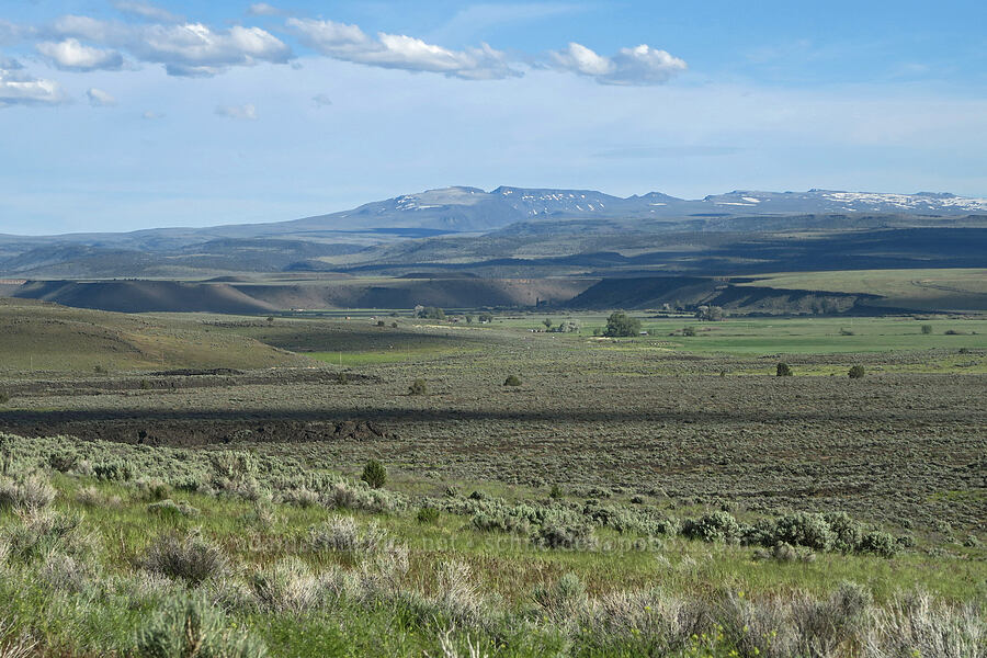 view toward Steens Mountain [Diamond Craters, Harney County, Oregon]