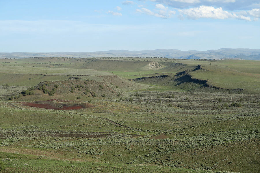 view to the southeast [Diamond Craters, Harney County, Oregon]