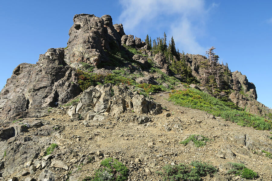 crags [Silver Lake Trail, Buckhorn Wilderness, Jefferson County, Washington]