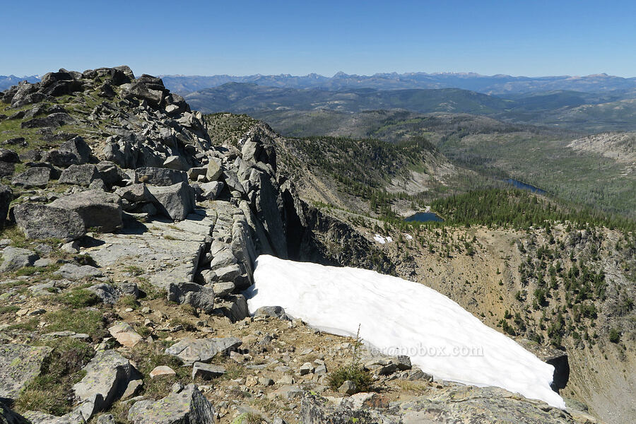 edge of the summit [Tiffany Mountain, Okanogan-Wenatchee National Forest, Okanogan County, Washington]