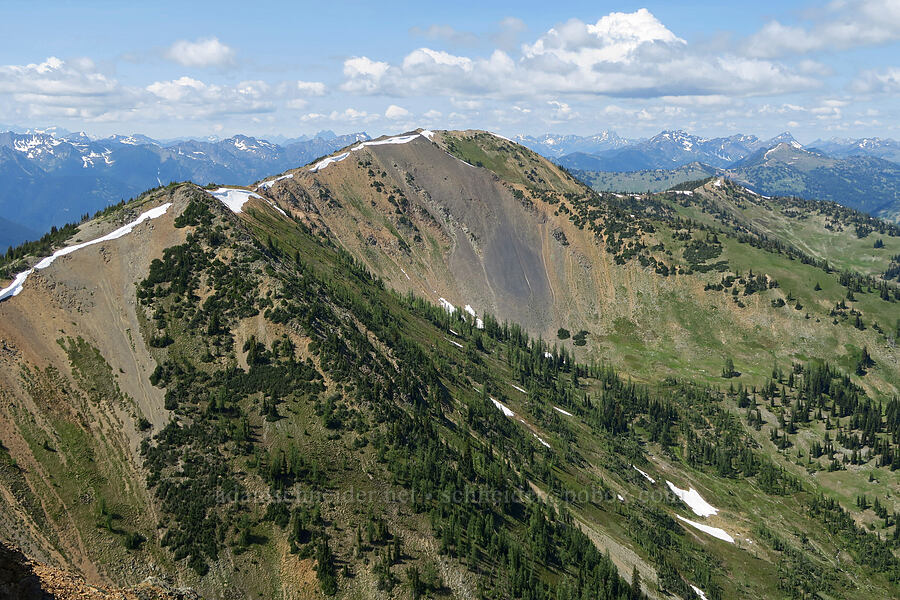 ridges northwest of Tatie Peak [Tatie Peak, Okanogan-Wenatchee National Forest, Whatcom County, Washington]