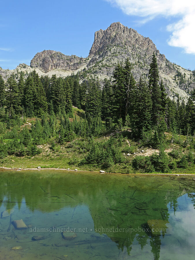 Cathedral Rock [west of Cathedral Rock, Alpine Lakes Wilderness, Kittitas County, Washington]