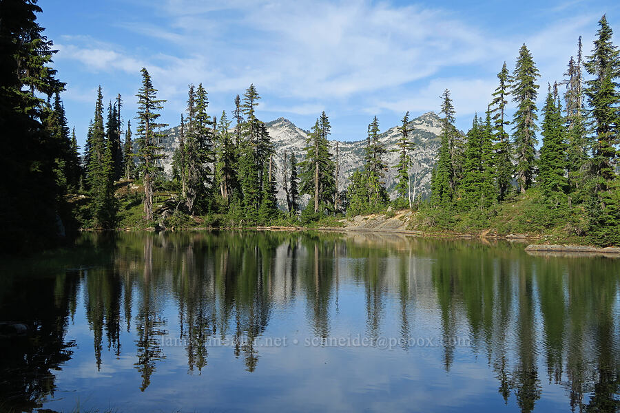 pond & Granite Mountain [Cathedral Pass Trail, Alpine Lakes Wilderness, Kittitas County, Washington]