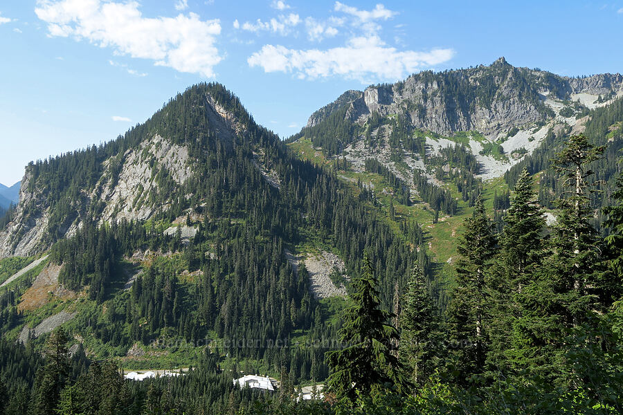 Alpental Point & Denny Mountain [Snoqualmie Mountain/Guye Peak Trail, Mt. Baker-Snoqualmie National Forest, King County, Washington]