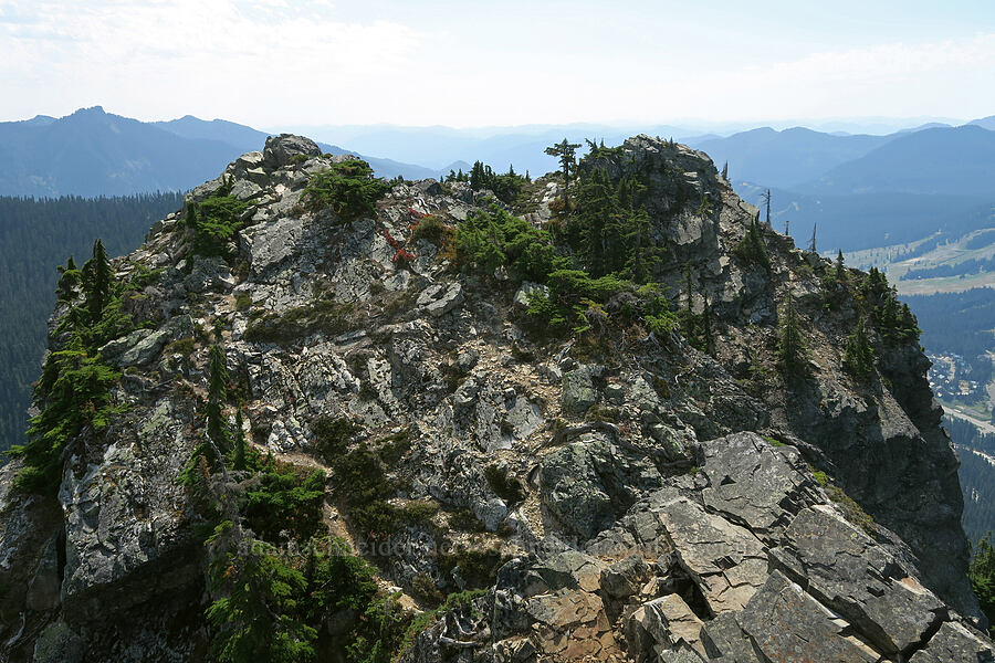 Guye Peak's middle & south summits [north summit of Guye Peak, Alpine Lakes Wilderness, King County, Washington]