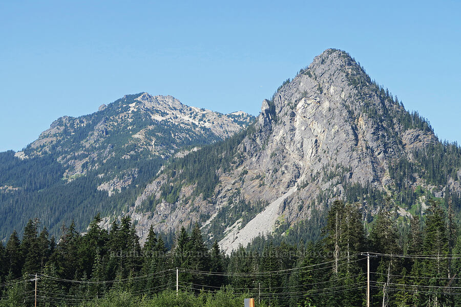 Snoqualmie Mountain & Guye Peak [Snoqualmie Pass, Mt. Baker-Snoqualmie National Forest, King County, Washington]