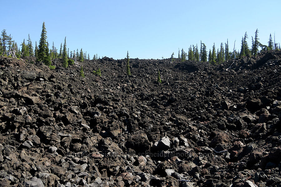 Collier Cone Lava Flow [Obsidian Trail, Three Sisters Wilderness, Lane County, Oregon]