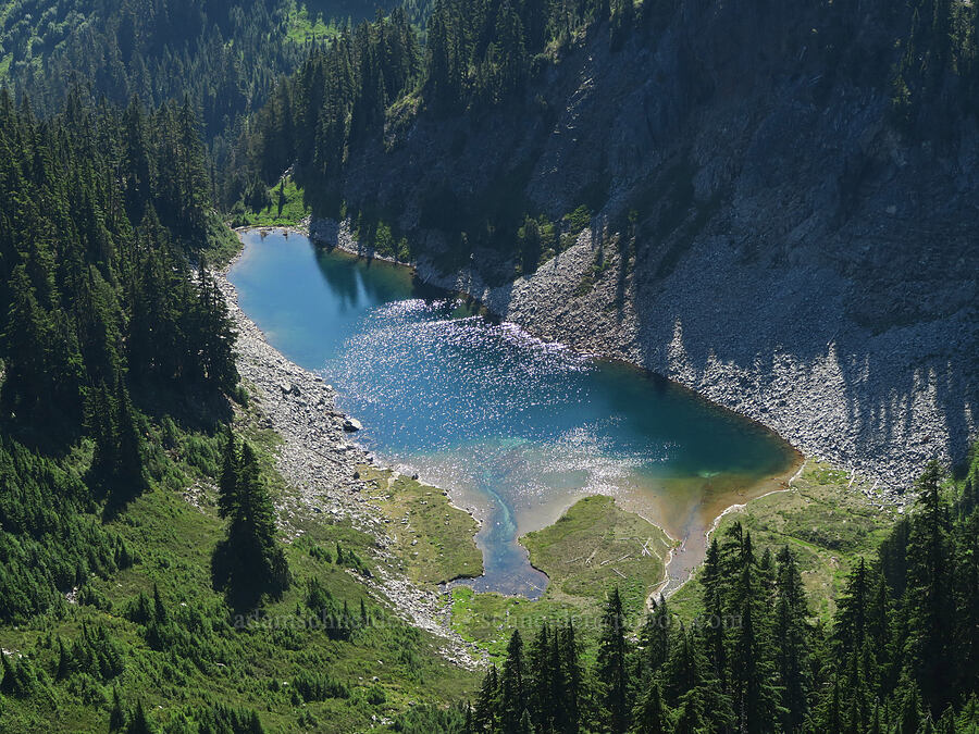 Cliff Lake [Denman Peak, Mt. Rainier National Park, Lewis County, Washington]