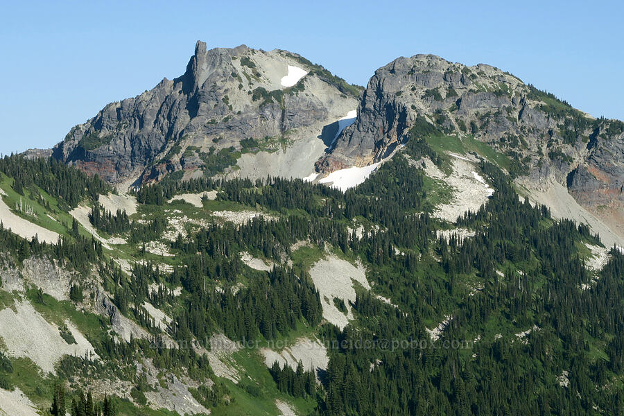Unicorn Peak & West Unicorn Peak [Pinnacle Saddle, Mt. Rainier National Park, Lewis County, Washington]