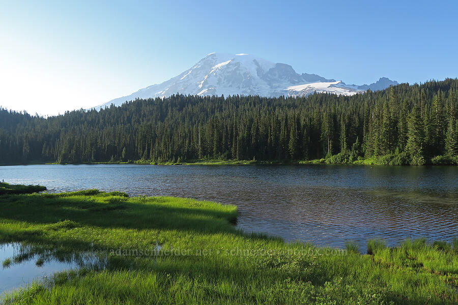 Mount Rainier & Reflection Lakes [Reflection Lakes, Mt. Rainier National Park, Lewis County, Washington]