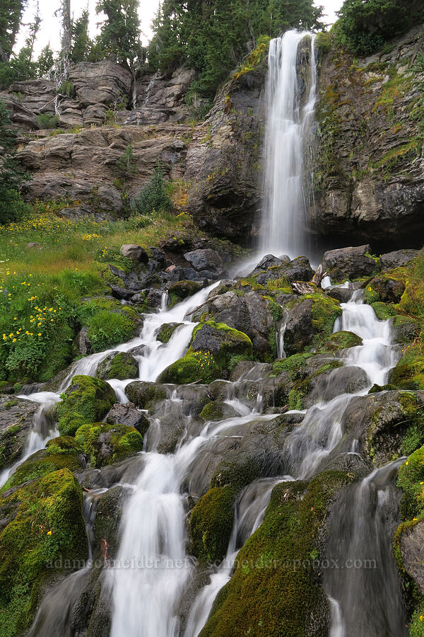 Crooked Creek Falls [Bird Lake Trail, Yakama Reservation, Yakima County, Washington]