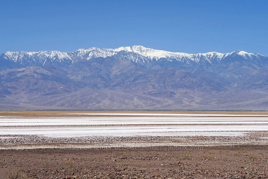 Panamint Range & Badwater Basin [Badwater Road, Death Valley National Park, Inyo County, California]