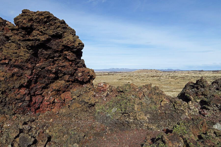 edge of Black Crater [Black Crater, Lava Beds National Monument, Siskiyou County, California]