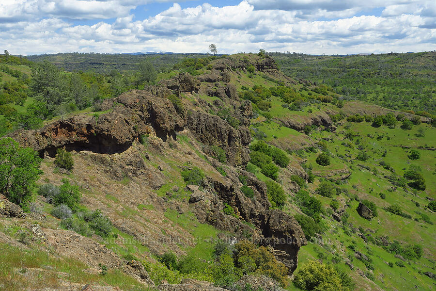 north rim of Chico Canyon [Upper Bidwell Park, Chico, Butte County, California]