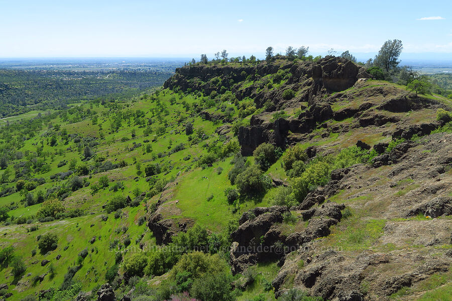 north rim of Chico Canyon [Upper Bidwell Park, Chico, Butte County, California]