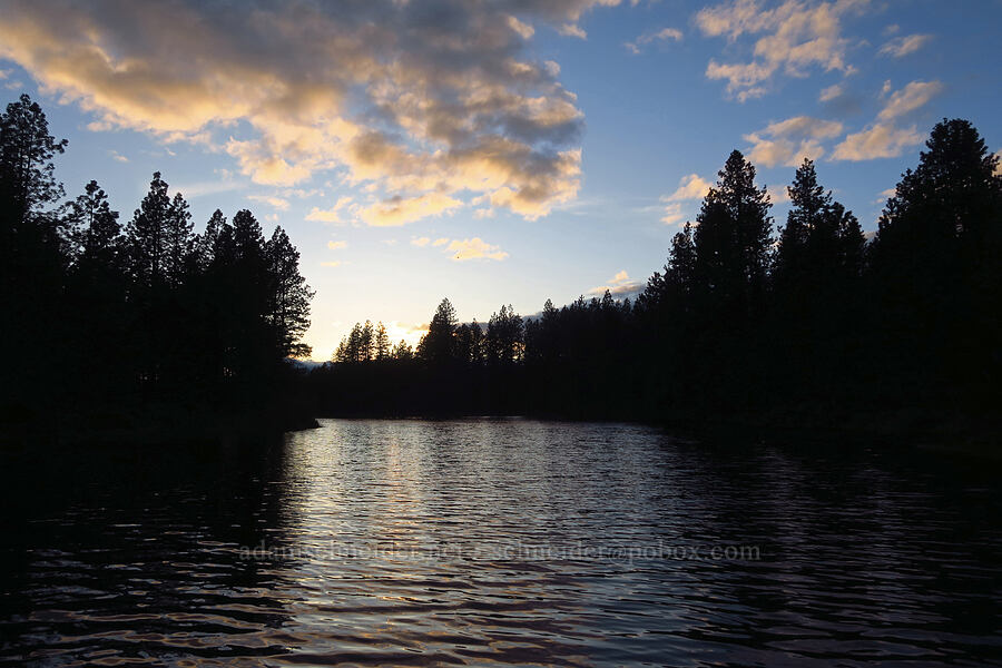 sunset [Mt. Adams Community Forest, Klickitat County, Washington]