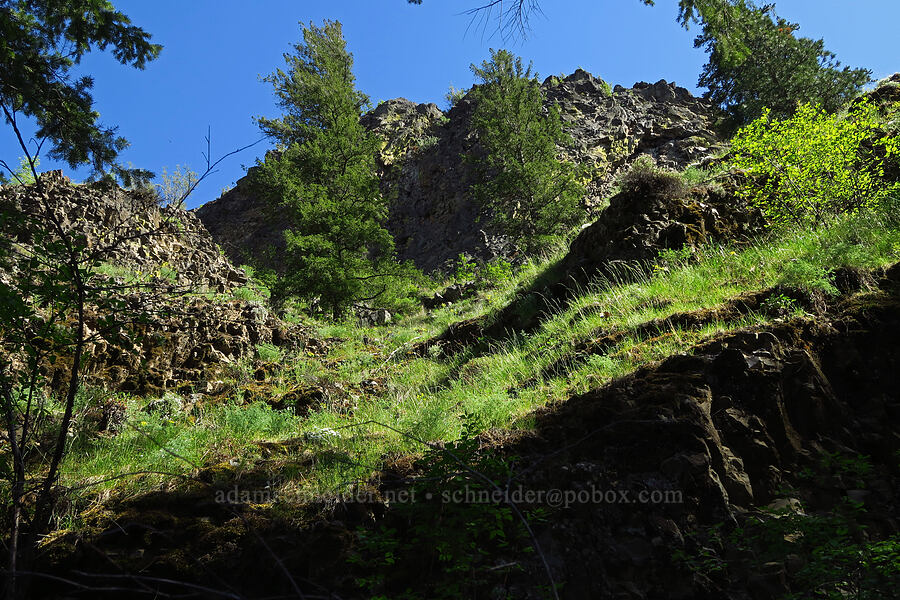 cliffs [Tieton Nature Trail, Yakima County, Washington]