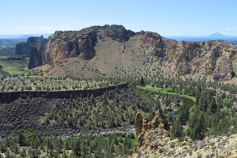 Misery Ridge & the Crooked River [Smith Rock State Park, Deschutes County, Oregon]
