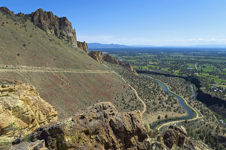 Marsupials, North Unit Main Canal, & the Crooked River [Smith Rock State Park, Deschutes County, Oregon]