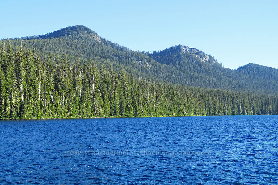 Waldo Lake & Mount Ray [Shadow Bay, Willamette National Forest, Lane County, Oregon]