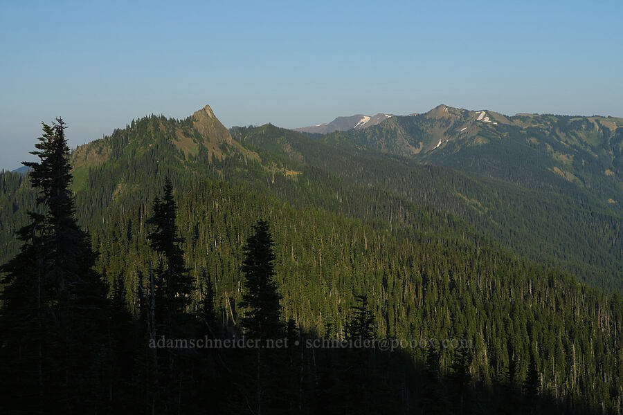 Steeple Rock & Eagle Point [Hurricane Ridge Road, Olympic National Park, Clallam County, Washington]