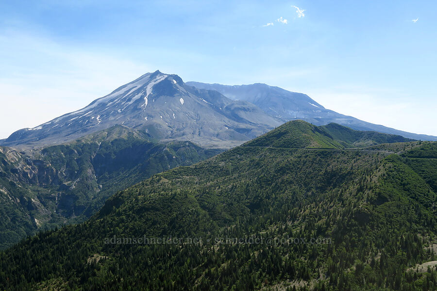 Mount St. Helens [Smith Creek Viewpoint, Mt. St. Helens National Volcanic Monument, Skamania County, Washington]