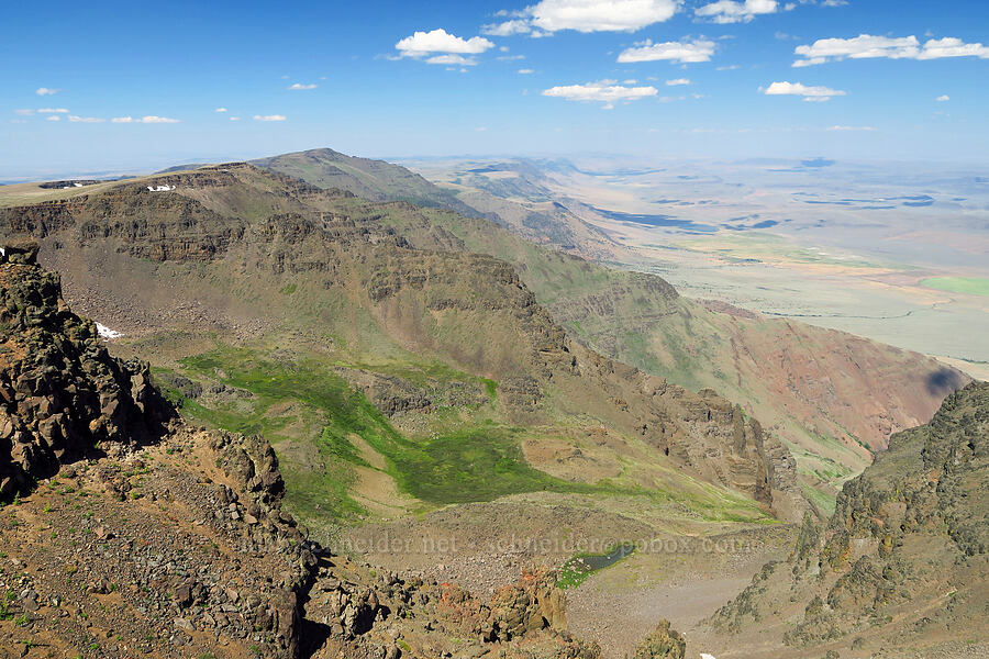 east face of Steens Mountain [East Rim Viewpoint, Steens Mountain, Harney County, Oregon]