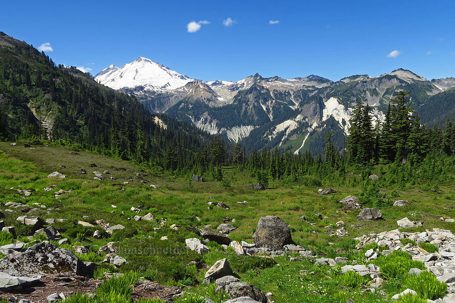 Mount Baker & Ptarmigan Ridge [Lake Ann Trail, Mt. Baker Wilderness, Whatcom County, Washington]