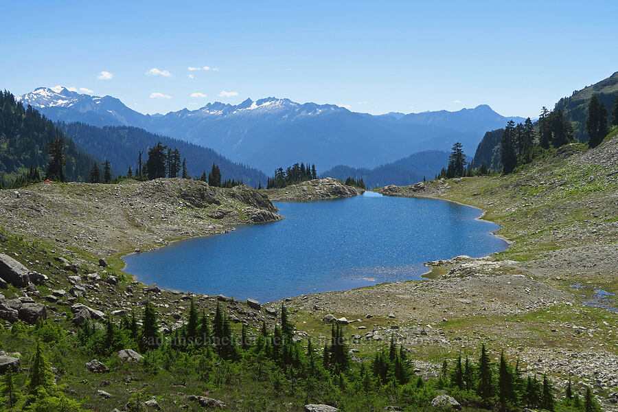 Lake Ann, Bacon Peak, & Mount Watson [Lake Ann Trail, Mt. Baker Wilderness, Whatcom County, Washington]