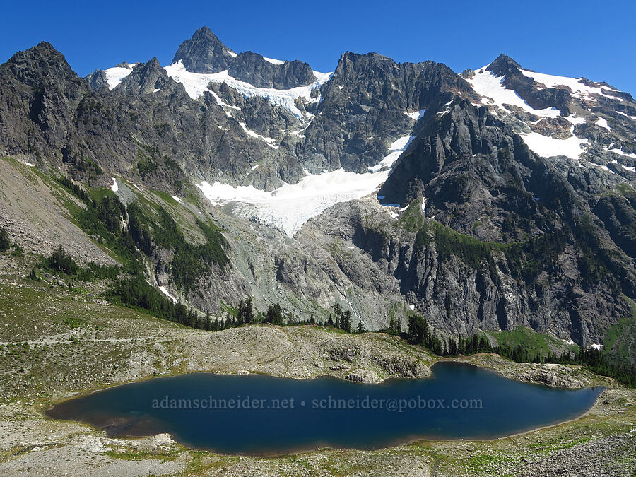 Mount Shuksan & Lake Ann [above Lake Ann, Mt. Baker Wilderness, Whatcom County, Washington]