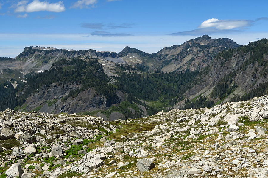 Table Mountain, Kulshan Ridge, & Mount Herman [above Lake Ann, Mt. Baker Wilderness, Whatcom County, Washington]