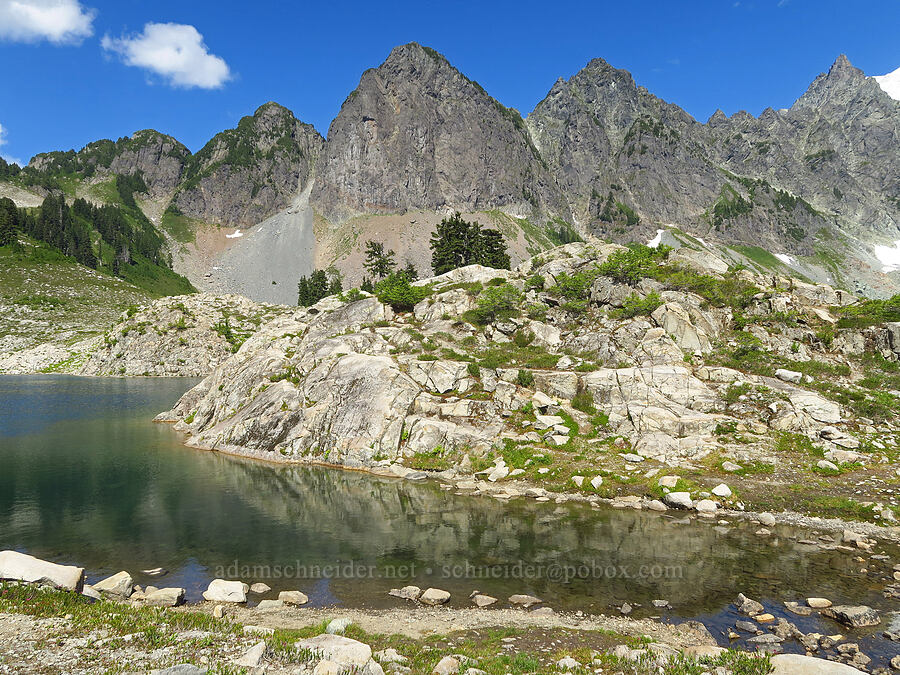 south end of Lake Ann [Lake Ann, Mt. Baker Wilderness, Whatcom County, Washington]