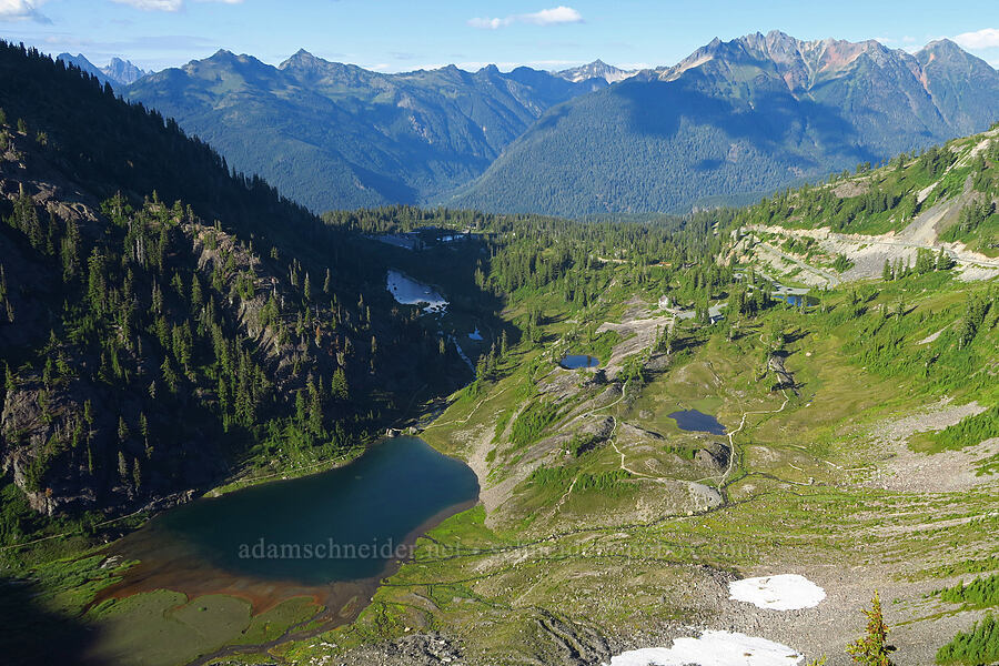 Bagley Lakes & Heather Meadows [Table Mountain, Mt. Baker-Snoqualmie National Forest, Whatcom County, Washington]