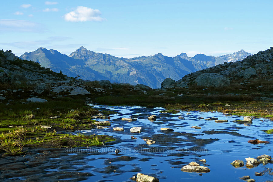 Goat Mountain & Skagit Range [Table Mountain, Mt. Baker-Snoqualmie National Forest, Whatcom County, Washington]